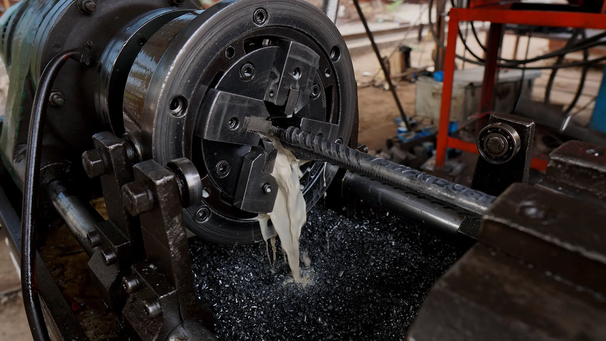 DD Tech machining setup